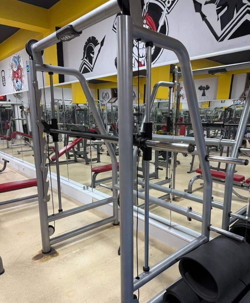 Goreme Fitness Center gym's smith machine for squats