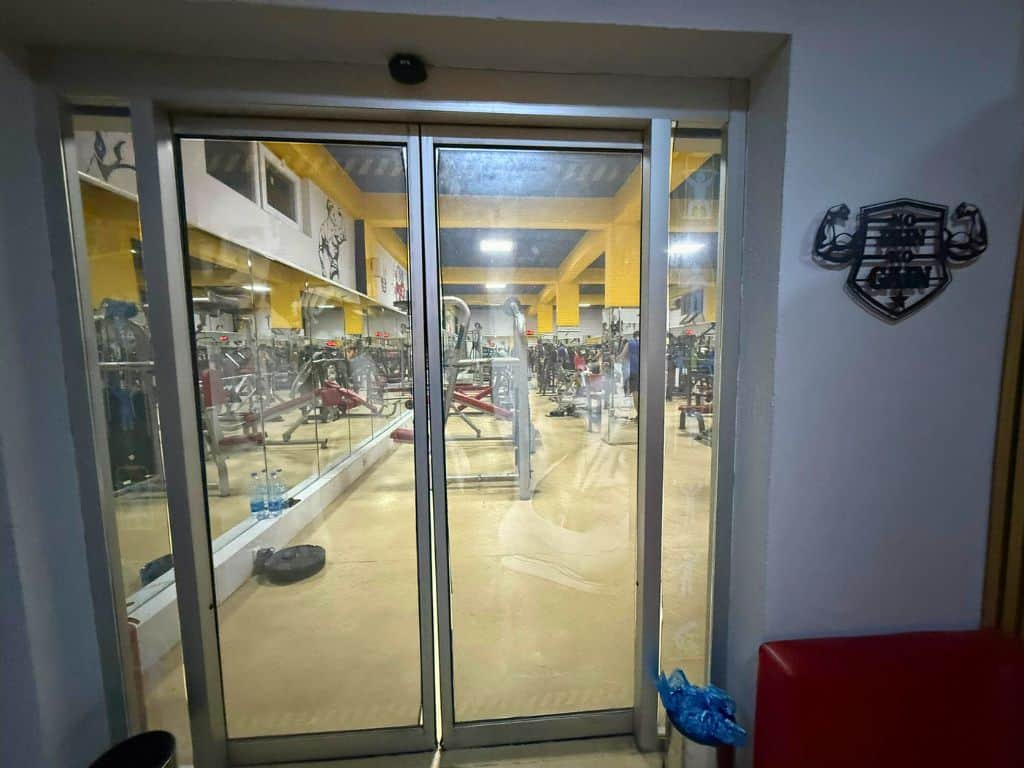 Main entrance to the Goreme Fitness Center gym space