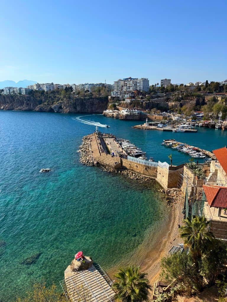 Mediterranean viewpoint in Antalya, Turkiye