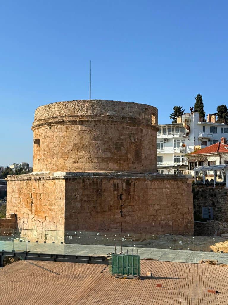 Hidirlik tower in Antalya, Turkiye