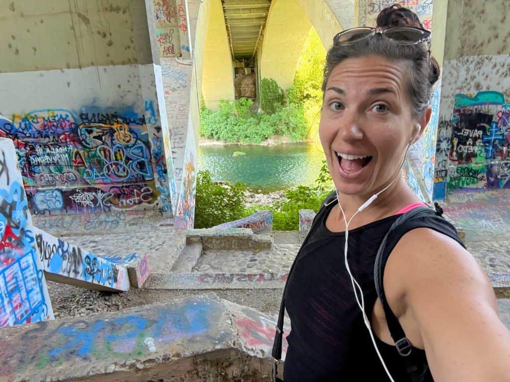 Exploring off the beaten path while taking a pause from the VoiceMap audio walking tour