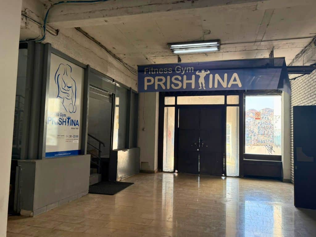 Gym staircase entrance