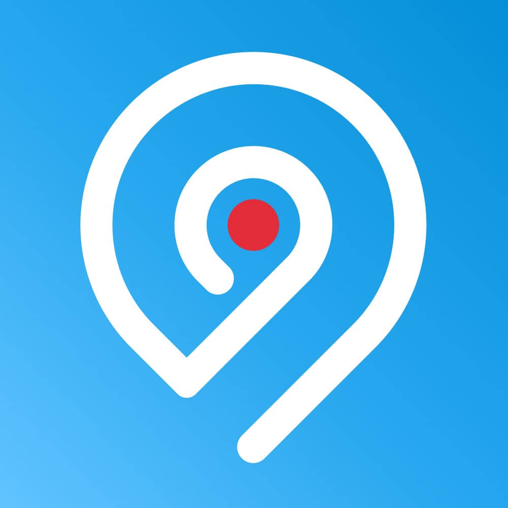 VoiceMap logo with blue background