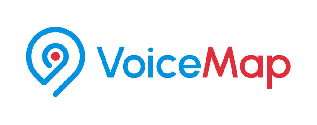 VoiceMap logo and "VoiceMap" text